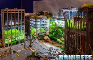 Dennerle con uno spettacolare allestimento post-apocalittico ad Interzoo 2024