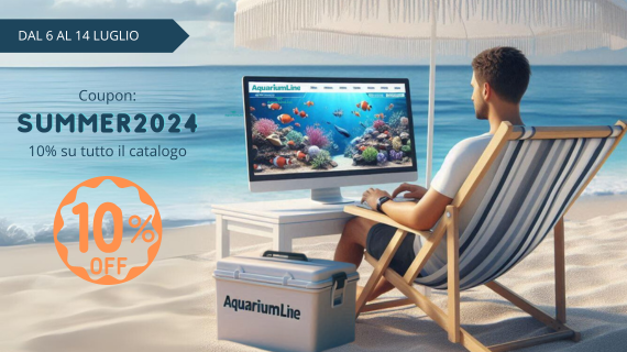Summer 2024: sconto totale su AquariumLine dal 15 al 31 luglio