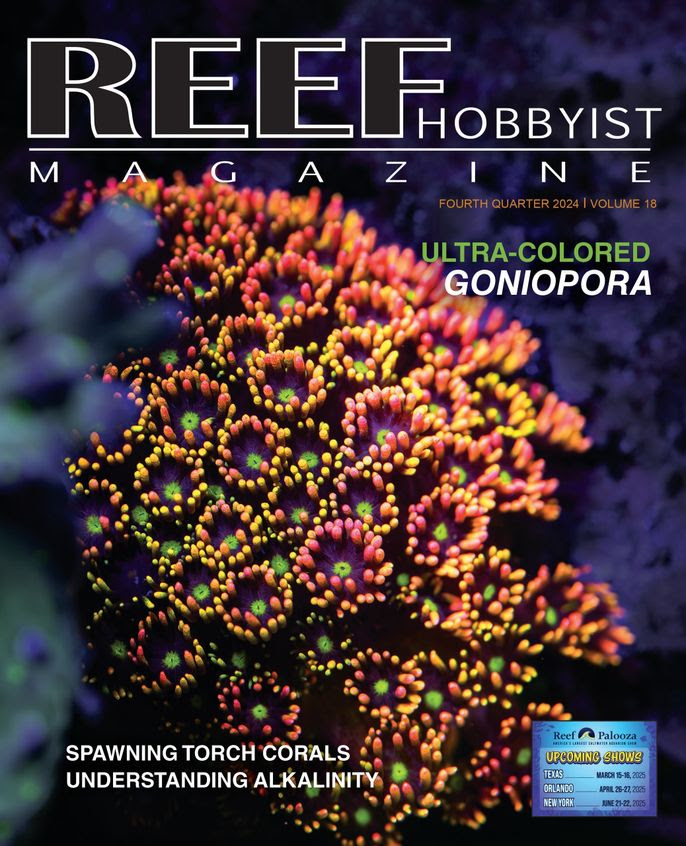 Reef Hobbyist Magazine ci mostra le Goniopore da acquacoltura