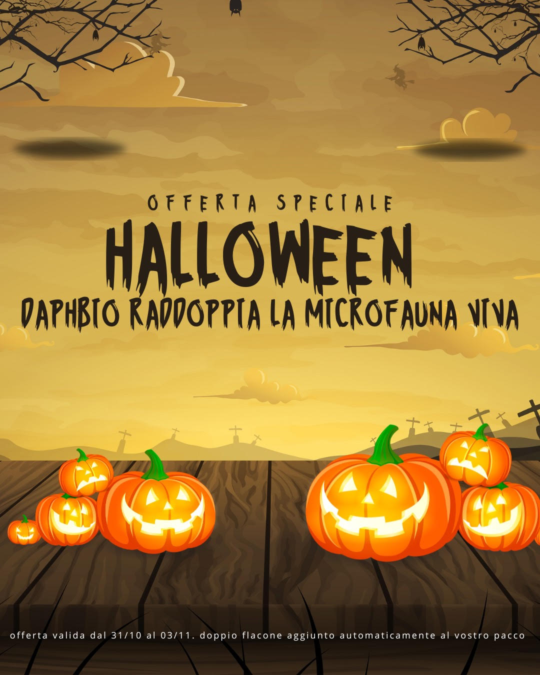 Doppia MicroFauna, dolce marina, da Daphbio per Halloween