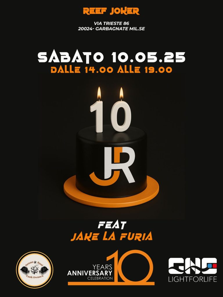 Partecipate alla festa di Reef Joker il 10 maggio per i suoi 10 anni