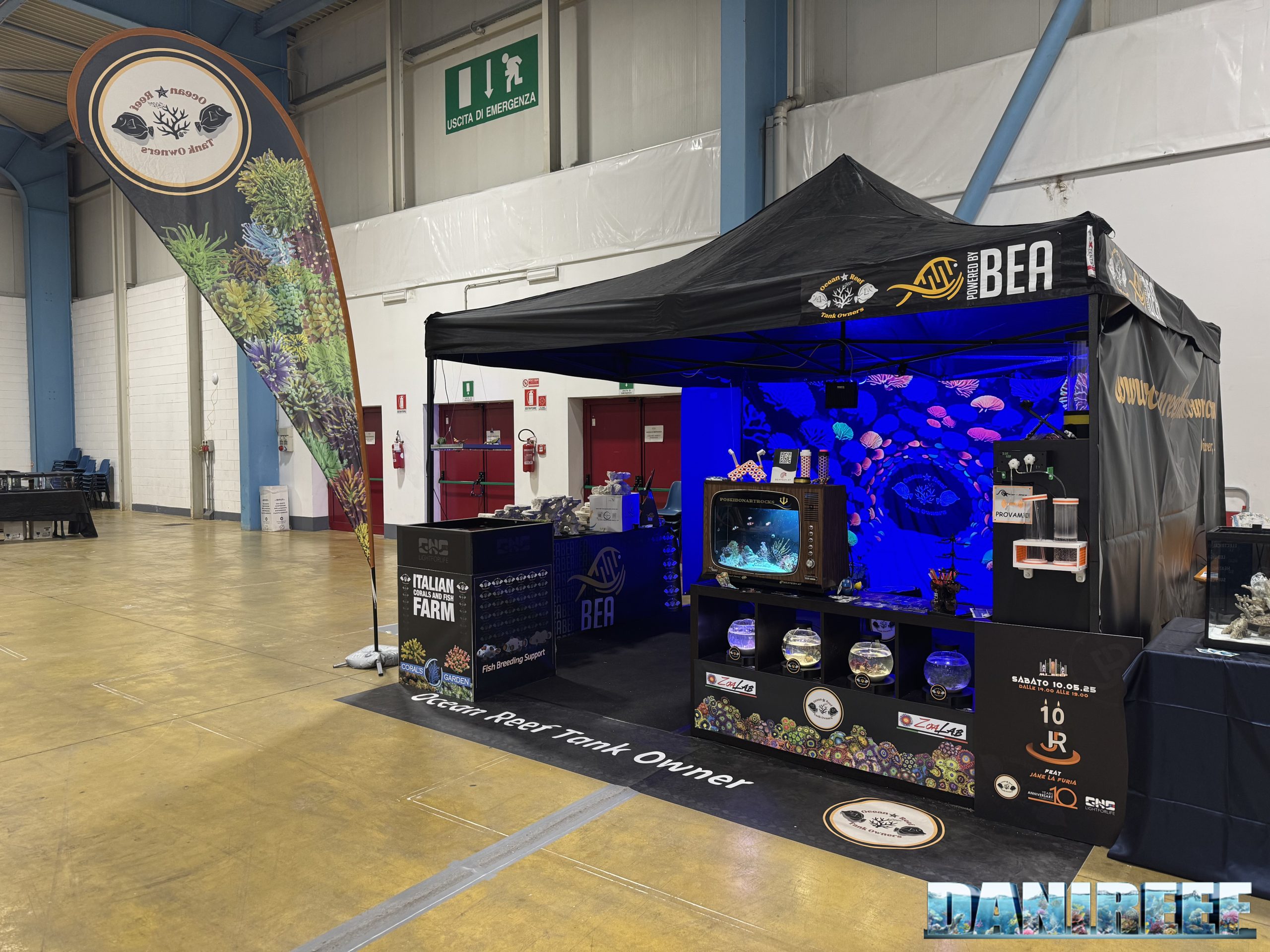 Ocean Reef Tank Owner stand AcquariaItalia 2025