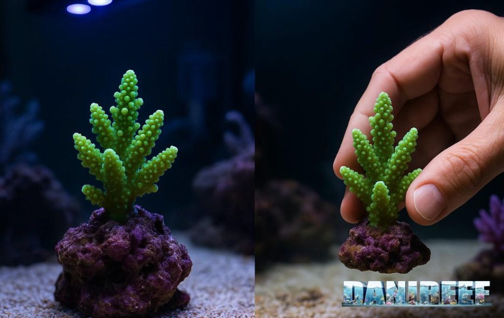 adattare i coralli alla luce LED