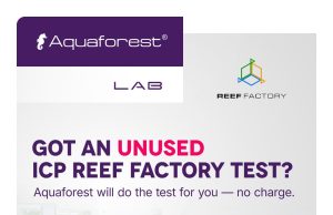 Aquaforest salva i test ICP di Reef Factory: analisi gratuite