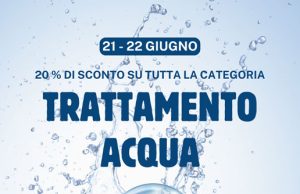 Trattamento Acqua 20% di sconto per il weekend su AquariumLine