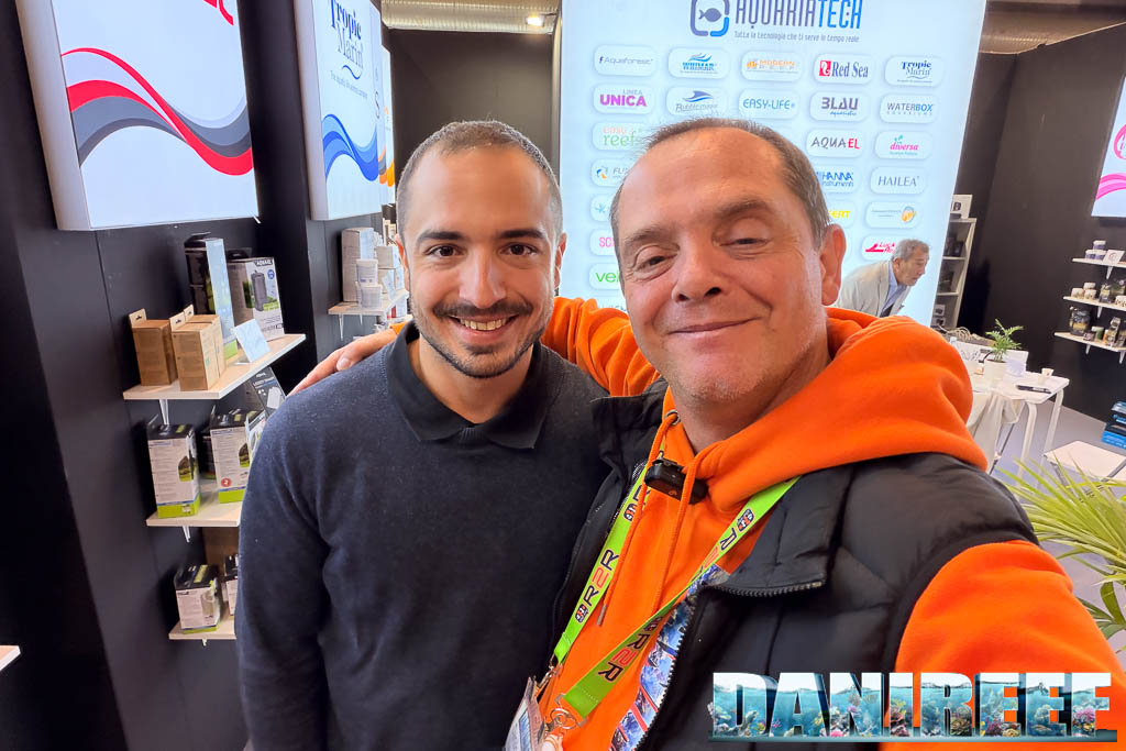 Con Luis Menendez di Easy Reefs presso Aquariatech