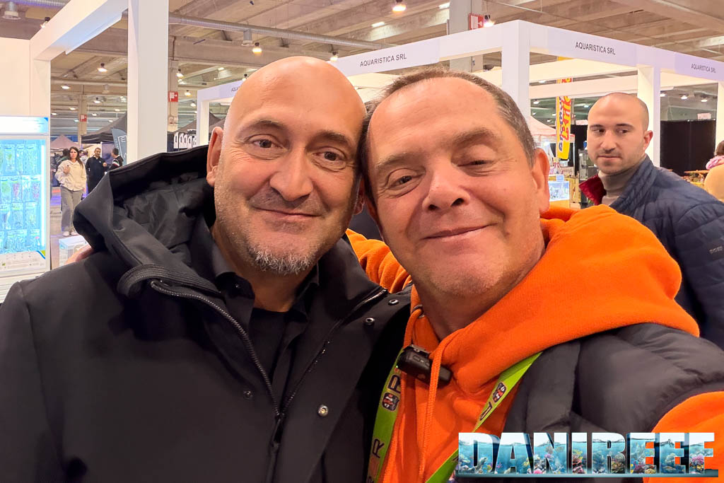 Con Mario Giulietti di GNC allo stand H2O