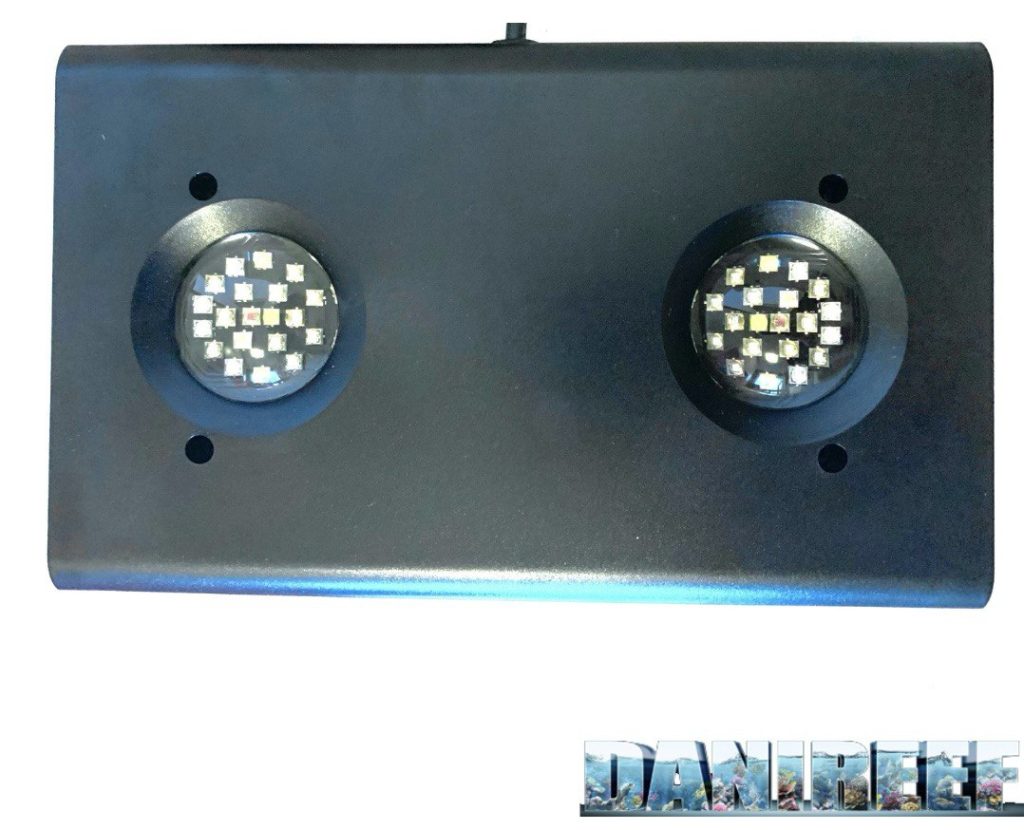 Cluster LED della plafoniera Noopsyche K7 Pro V3 con i 40 LED suddivisi per tipologia