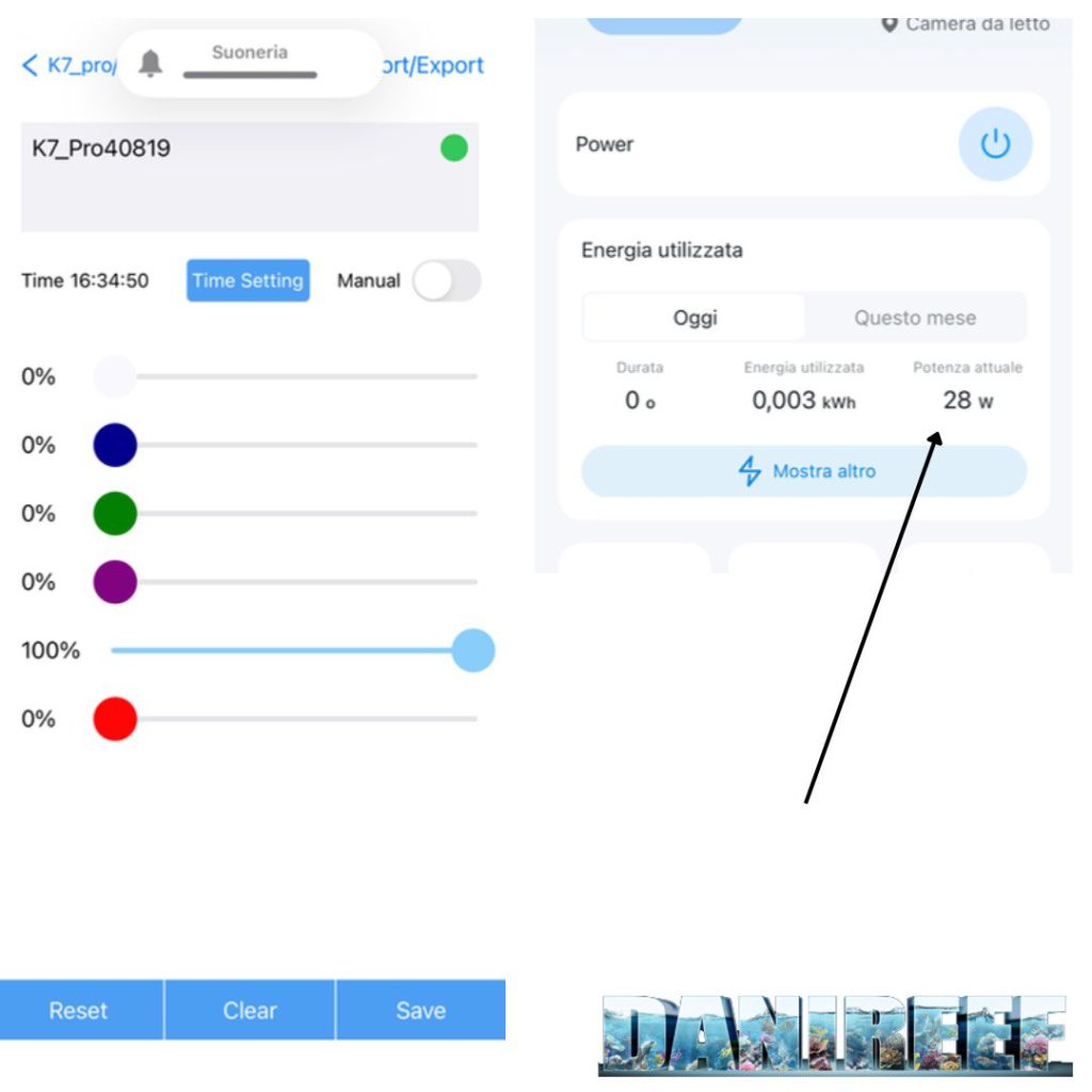 Dettaglio del canale blu della Noopsyche K7 Pro V3