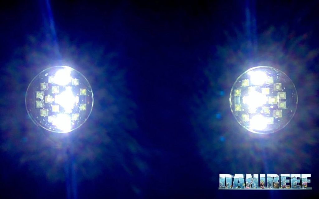 Canale 1 della Noopsyche K7 Pro V3 con LED bianchi caldi e freddi