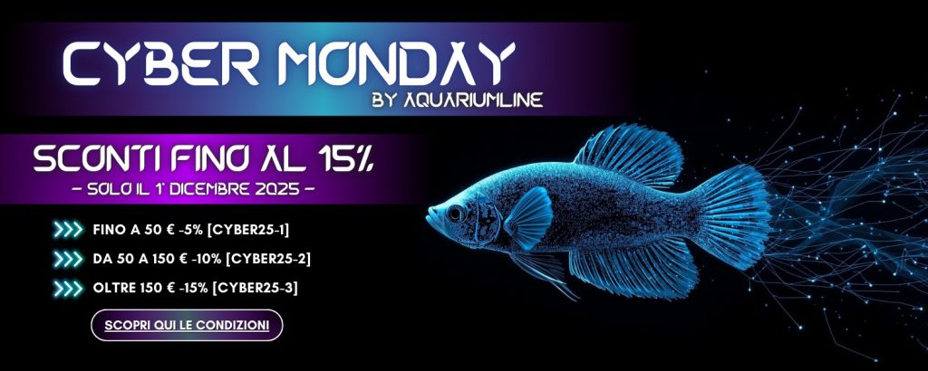 Cyber Monday AquariumLine 2025: sconti fino al 15% solo domani