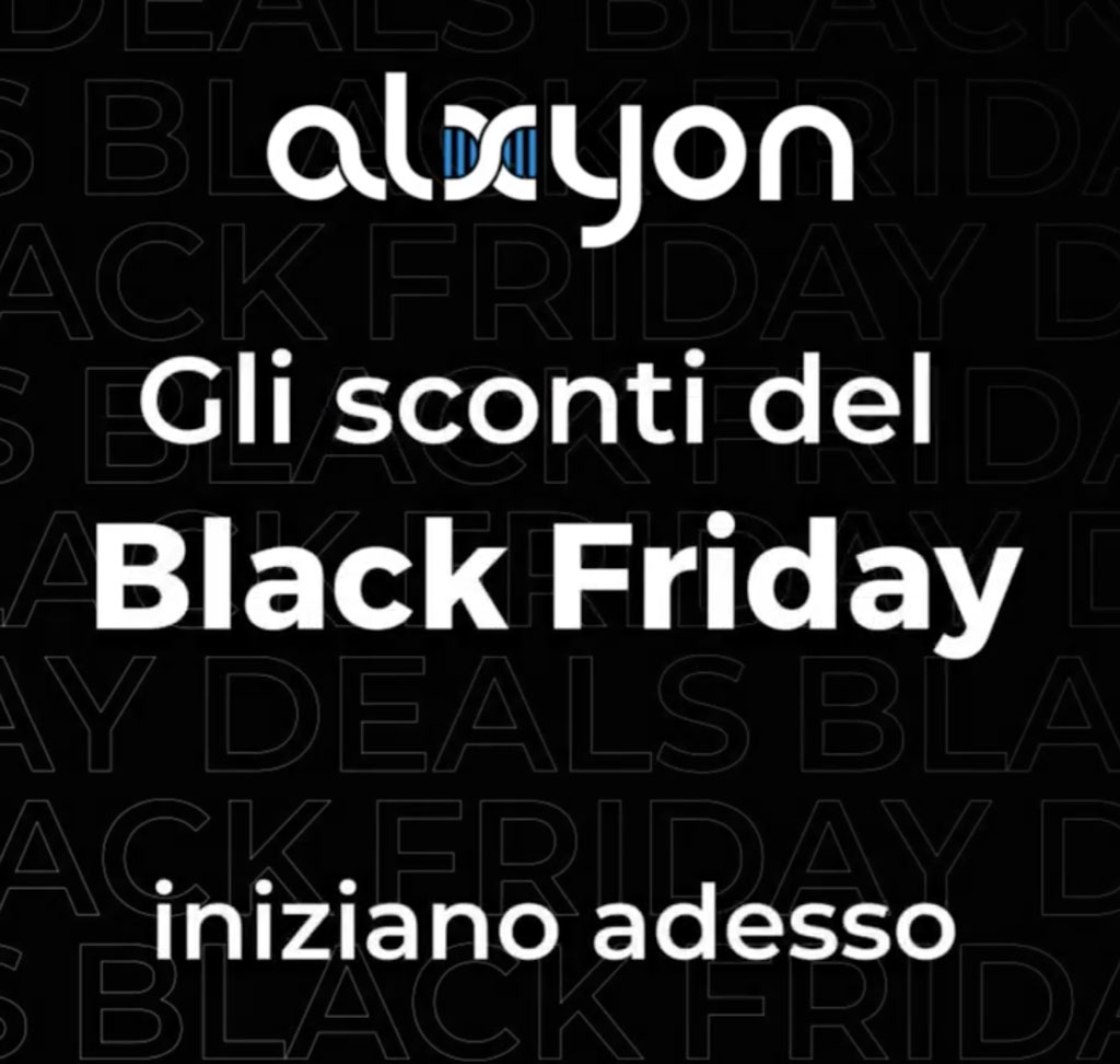 Offerte Alxyon Black Friday 2025
