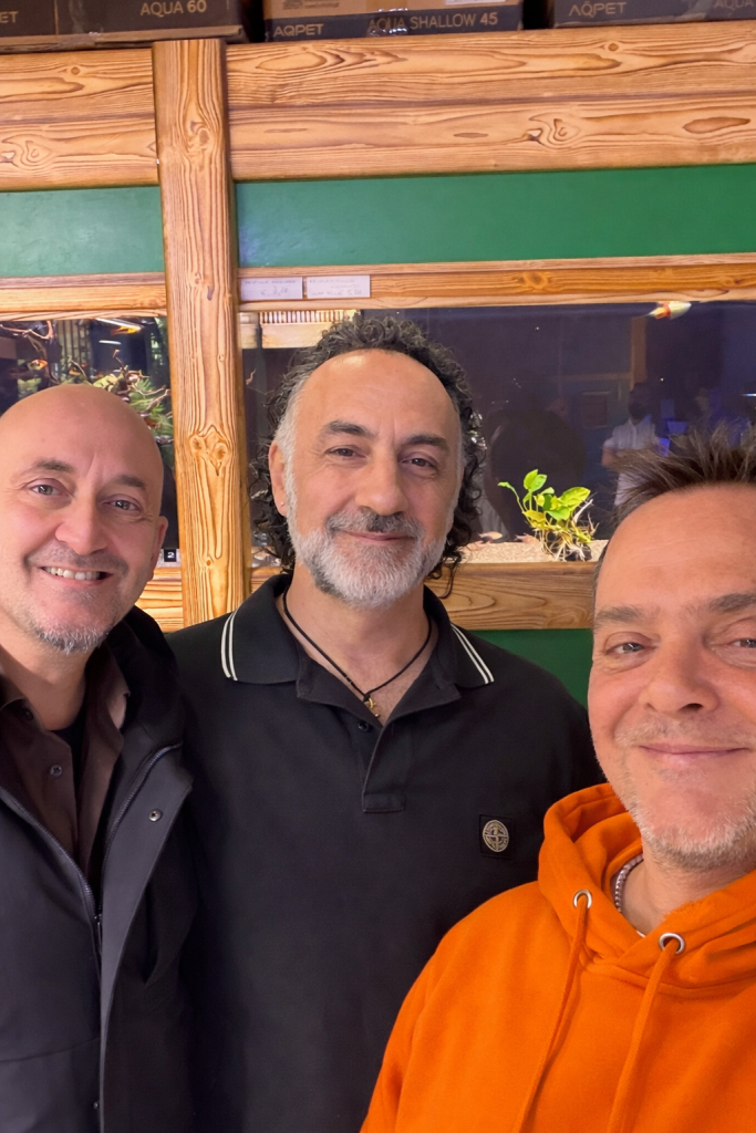 Mario Giulietti (GNC), Marco Scopelliti (Acquarissima 2000) e Danilo Ronchi (DaniReef)