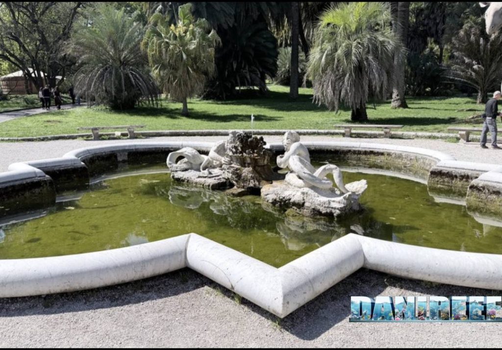 Fontana dei Tritoni all'Orto Botanico
