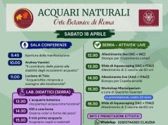 Acquari Naturali all’Orto Botanico di Roma: il 18 e 19 Aprile