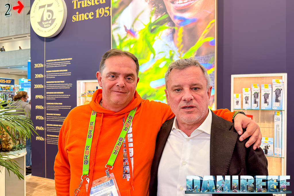 Carlo Manicardi e DaniReef allo stand Tetra a Interzoo 2026