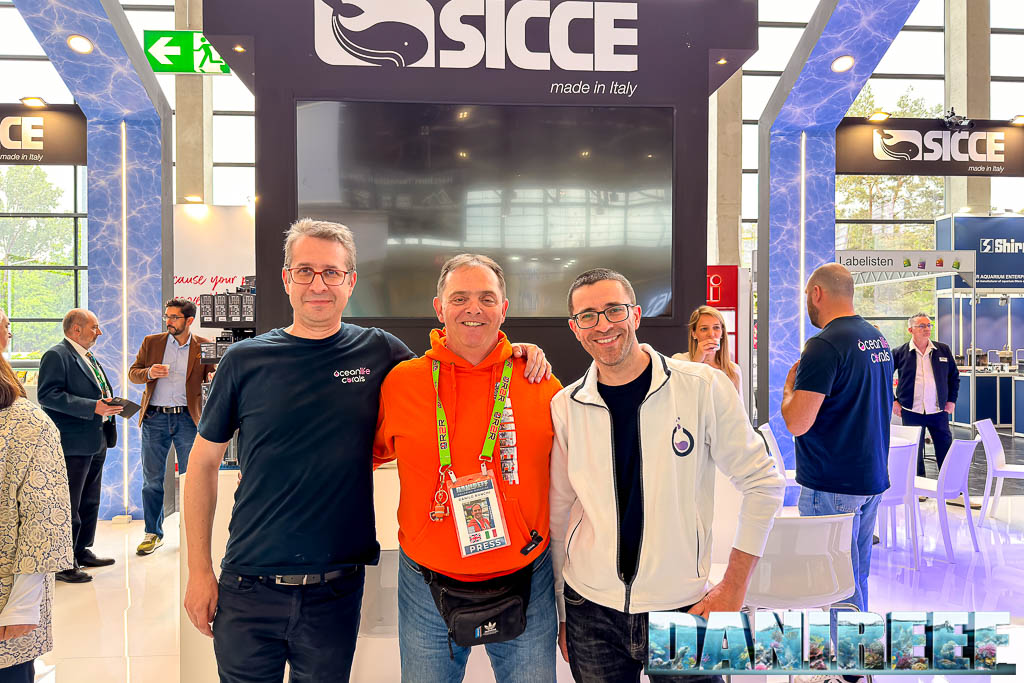 DaniReef con Federico Carraro, Gloria Ceccon, Luca Lazzari e Simone Degli Esposti a Interzoo 2026