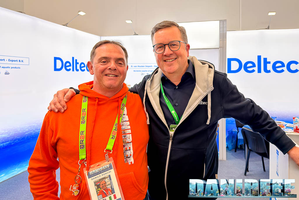 DaniReef con Jan Erik Nels di Deltec a Interzoo 2026