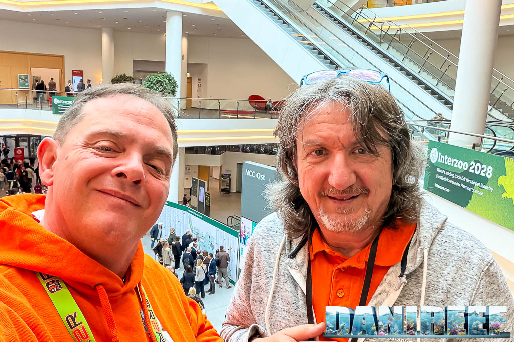 DaniReef e Maurizio Zannoni prima dell'ingresso a Interzoo 2026