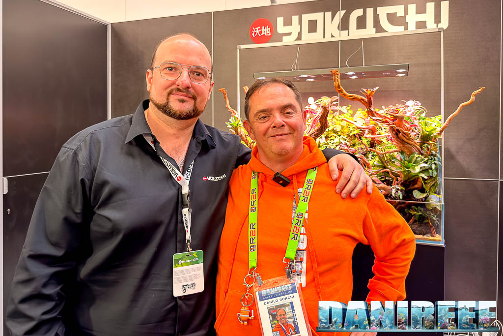 DaniReef con Marcin Biedal di Yokuchi a Interzoo 2026