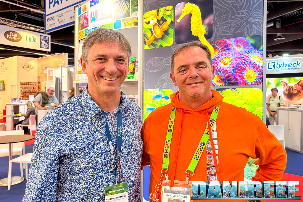 DaniReef con Jean-François Boespflug di Aquarium Systems France a Interzoo 2026