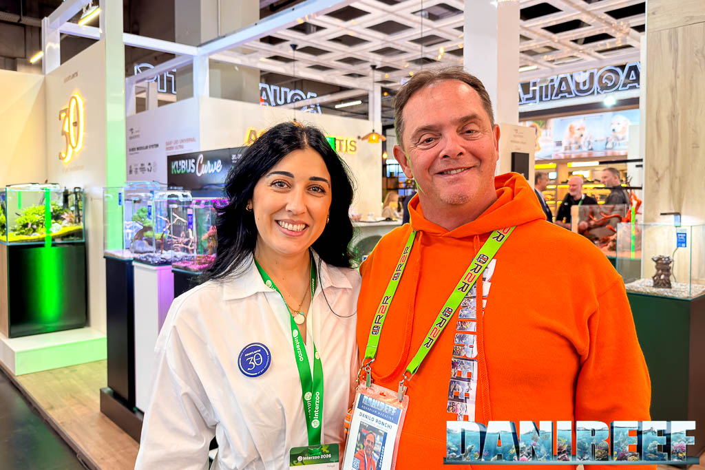 DaniReef con Eunice Chelo di Aquatlantis a Interzoo 2026