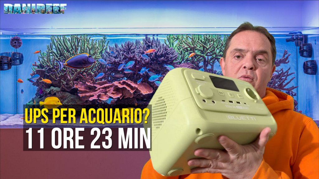 La nostra copertina del test della Bluetti Elite 30 V2 come UPS per acquario
