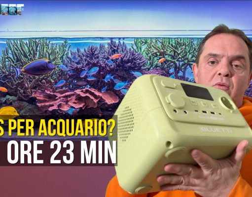 Bluetti come UPS per acquario: test reale, autonomia e guida