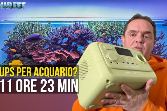 Bluetti come UPS per acquario: test reale, autonomia e guida