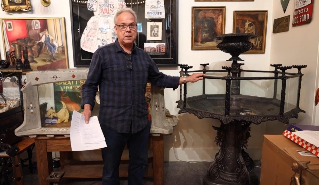 Gary Bagnall fondatore del Museum of Aquarium and Pet History