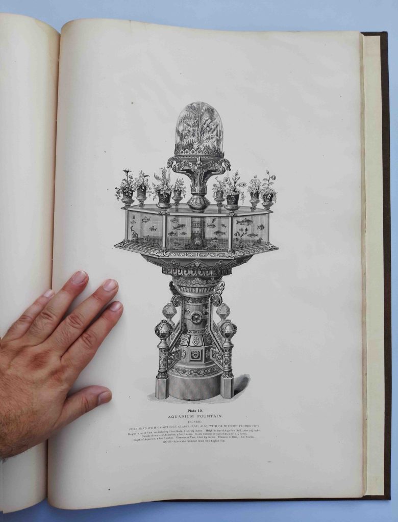 Antica illustrazione dedicata all’acquariofilia