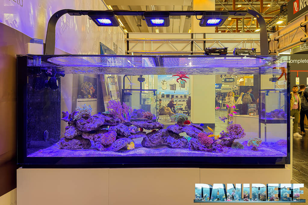 Layout e tecnica dell'acquario Neptunian Cube a Interzoo 2026