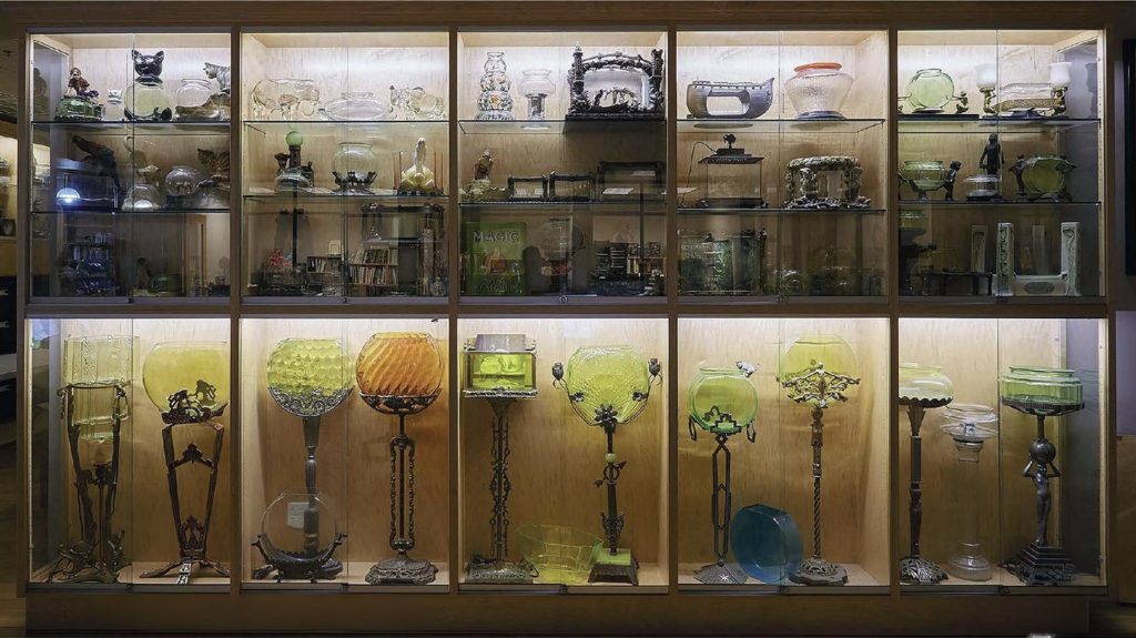 Accessori storici del Museum of Aquarium and Pet History