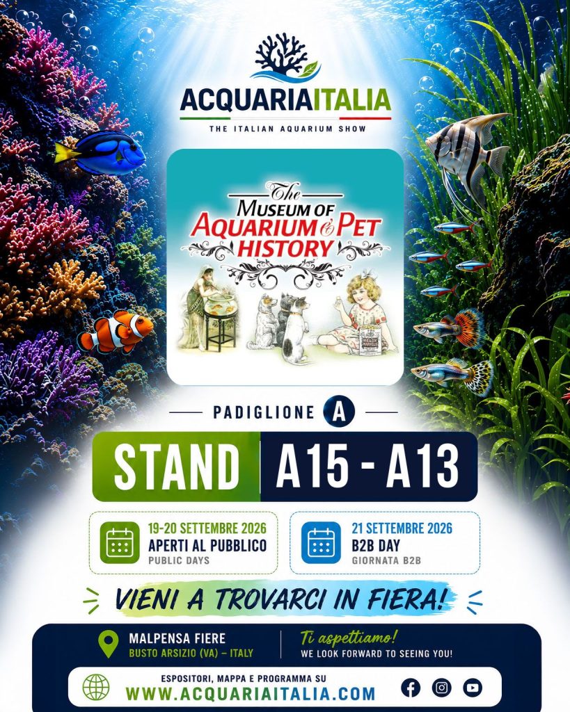 Museum of Aquarium and Pet History ad AcquariaItalia 2026