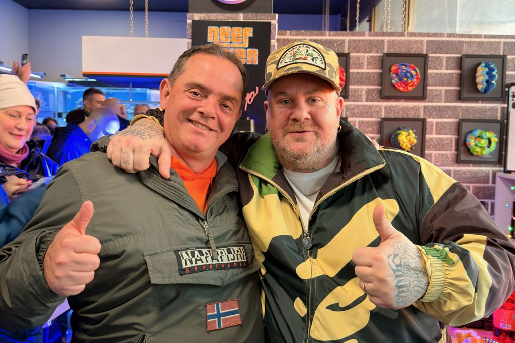 Danilo Ronchi e Jake La Furia, accomunati dalla passione per l’acquariofilia marina