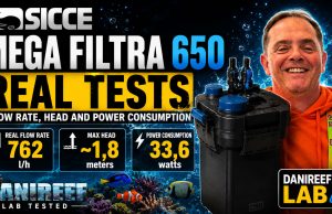 Sicce Mega Filtra 650 review: real flow rate, head and power consumption