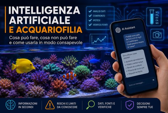 Intelligenza artificiale in acquariofilia: opportunità, limiti e rischi reali