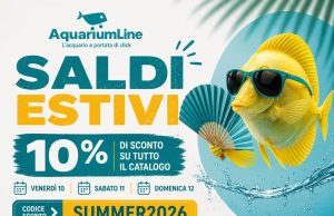 AquariumLine: Saldi Estivi con il 10% di sconto
