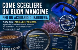 Come scegliere un buon mangime per un acquario di barriera