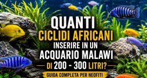 Quanti ciclidi africani in un acquario Malawi da 200–300 litri?