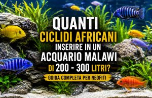 Quanti ciclidi africani in un acquario Malawi da 200–300 litri?