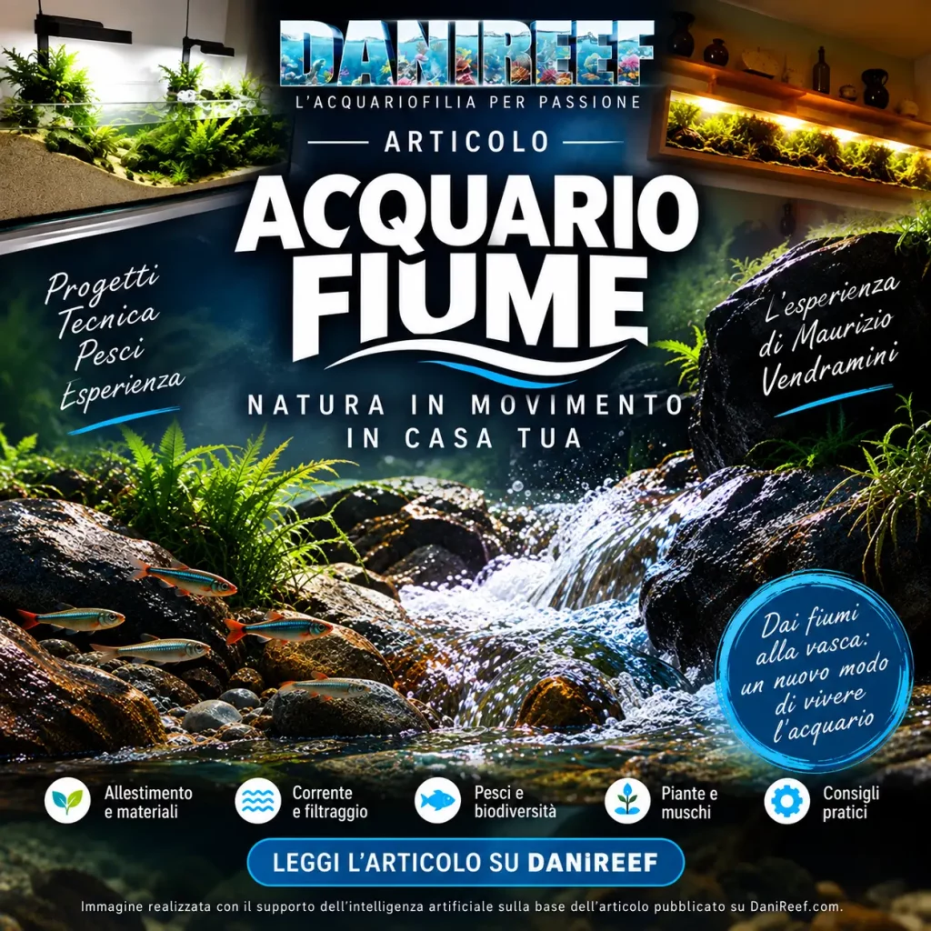 Copertina Articolo fiume River style di Maurizio Vendramini su DaniReef