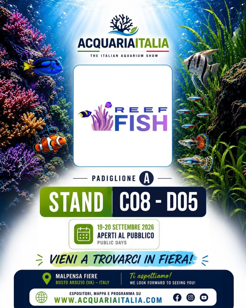 Reef & Fish ad AcquariaItalia 2026