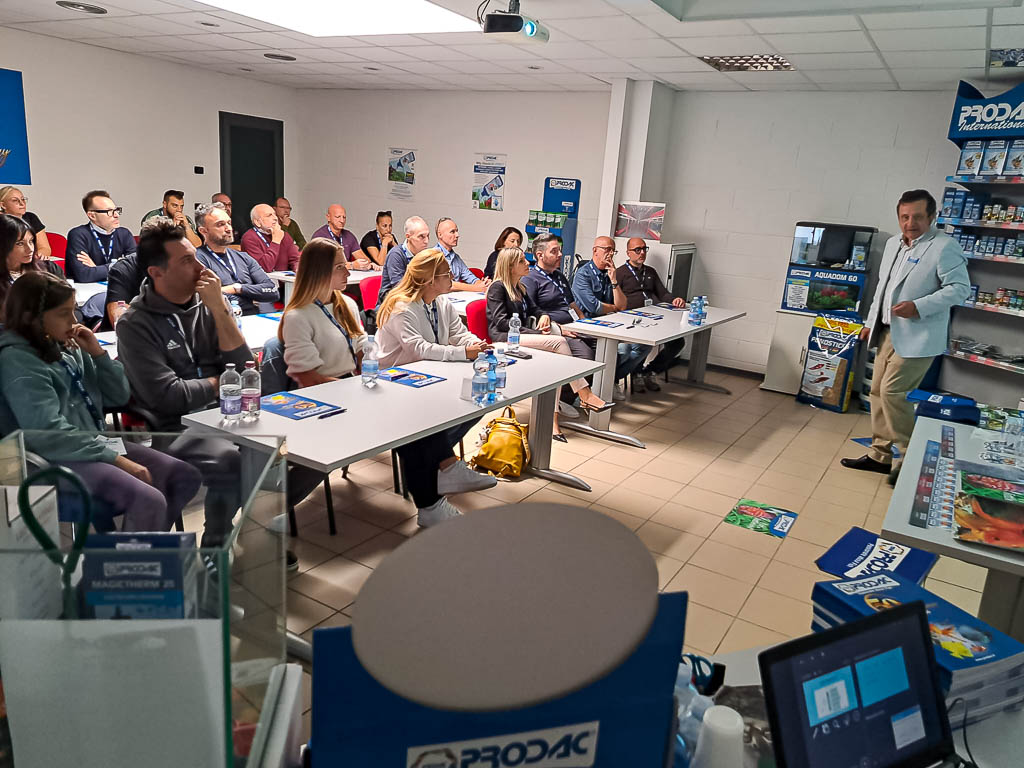 Seminario organizzato da Prodac per i clienti durante le celebrazioni del 50° anniversario