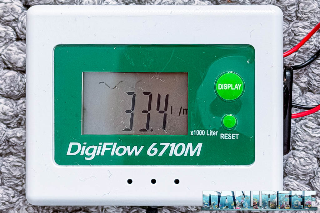 Misurazioni della Sicce Syncra Silent 2.0 nel DaniReef LAB