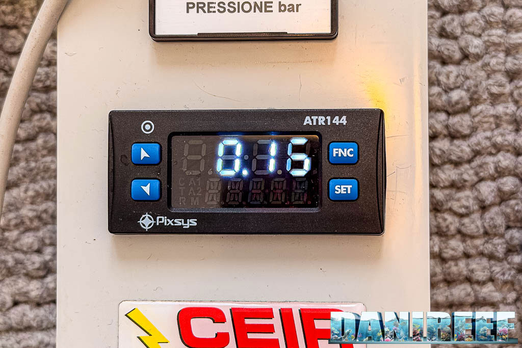 Misurazione della prevalenza della Sicce Syncra Silent 1.5 con pressione rilevata di 0,16 bar