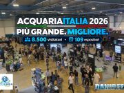 AcquariaItalia 2026 chiude con 8.500 visitatori: +153% di espositori e uno sguardo al 2027