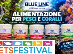 Blue Line a Petsfestival 2026: alimentazione di pesci e coralli protagonista a Cremona