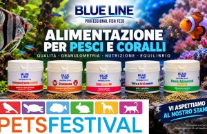 Blue Line a Petsfestival 2026: alimentazione di pesci e coralli protagonista a Cremona