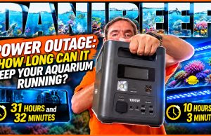 Over 31 hours of aquarium runtime with the Aferiy P180 1024 wh